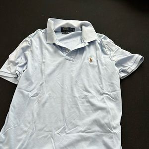 Polo Ralph Lauren polo pima cotton medium light blue